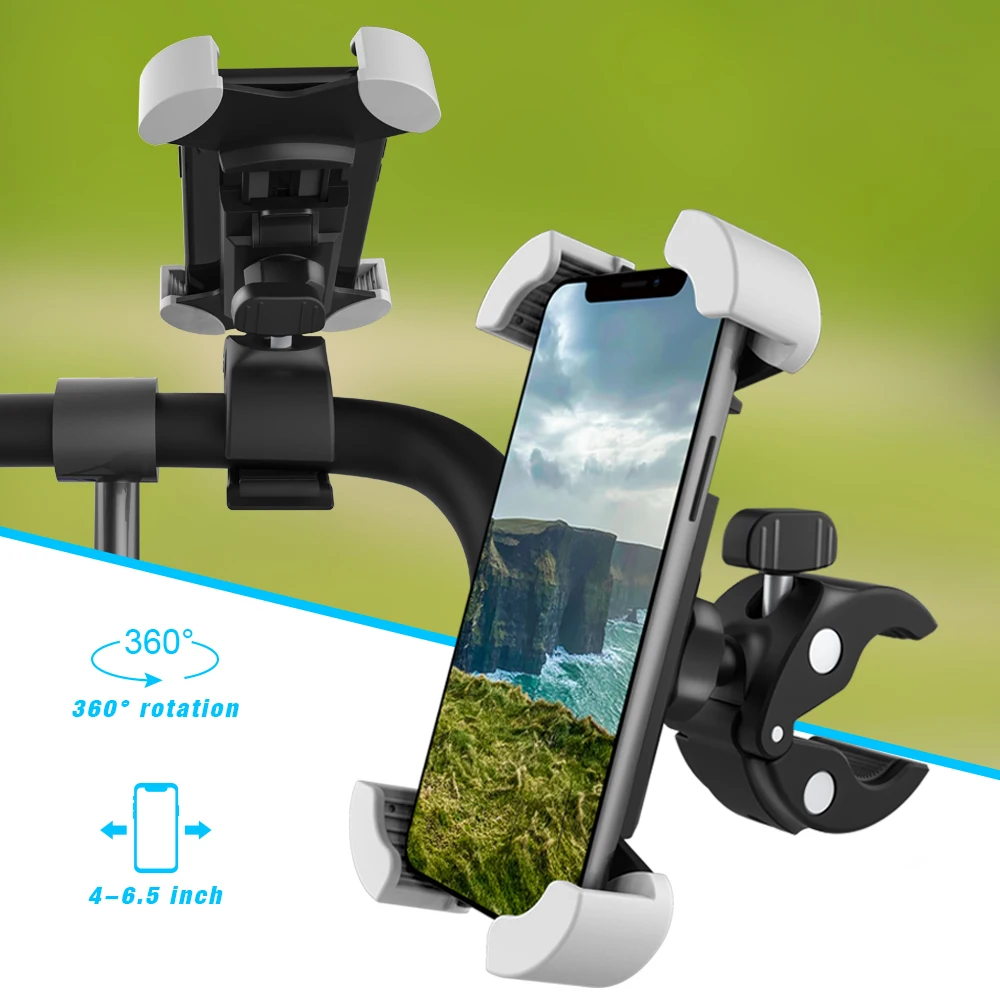 
Universal Bike Phone Mount Bicycle Phone Holder for Mobile Phone Mount Band Bike GPS Clip 