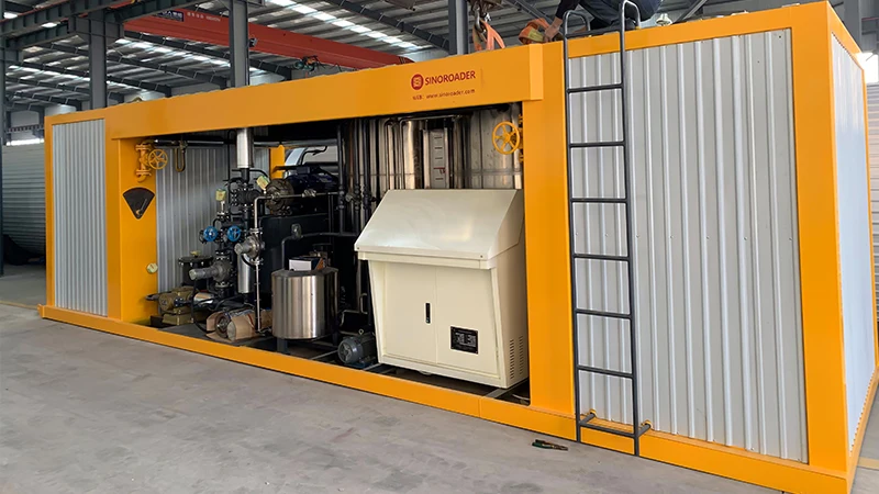 10 Tone Per Hour Decanting Bitumen Melting Machine Bitumen Heating Equipment