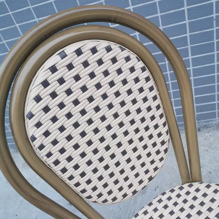 (SP-OC356) 2021 новый дизайн Patio из искусственного ротанга алюминиевый открытый стул для сада