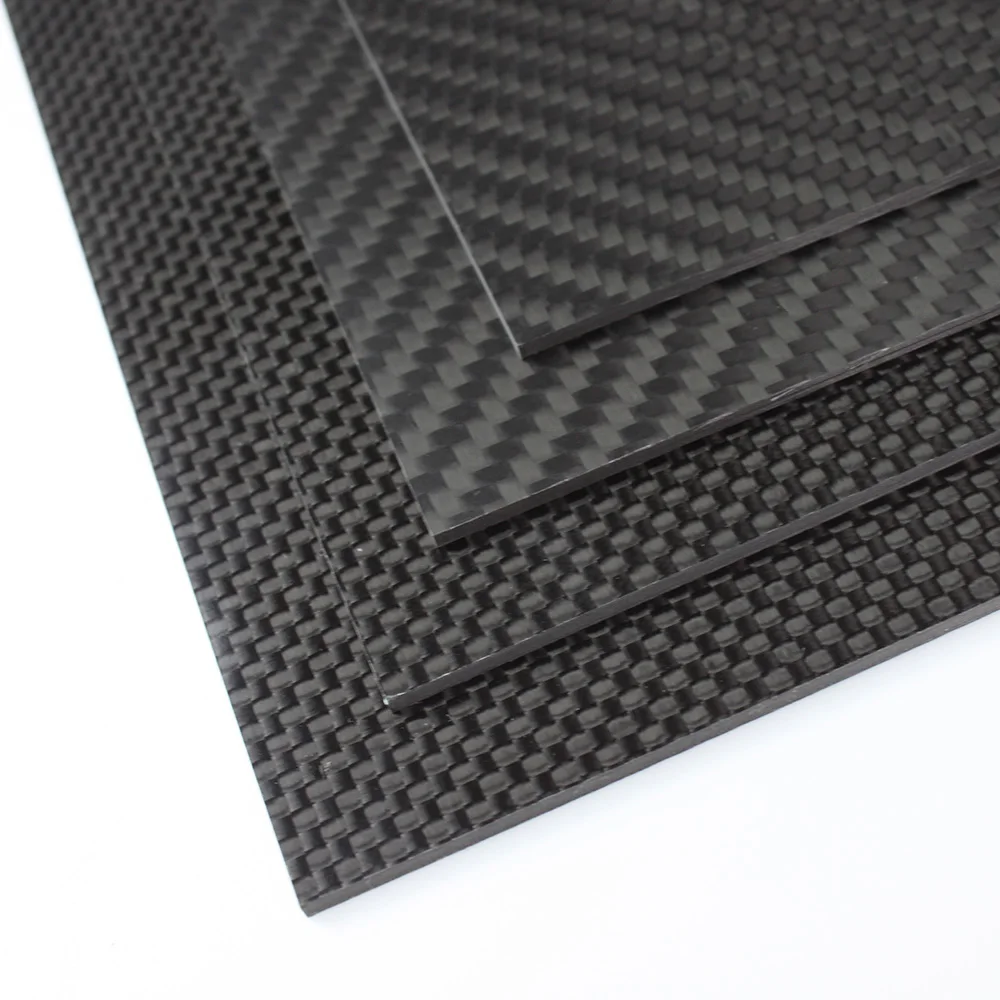 carbon fibre 3mm plate 3k twill weave for rc helicopter quadcopter multicopter