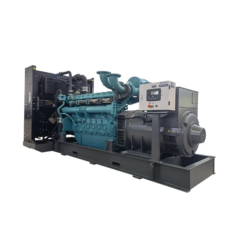 Factory directly sale price 1000kva open silent diesel generator price with Perkins 4008TAG2A 1000kva generator price