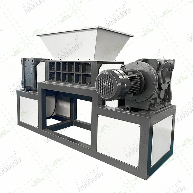Recycling Heavy Duty Twin Shaft Shredder Machine for Metal Car Wheels Shredding Hot Cheap Price