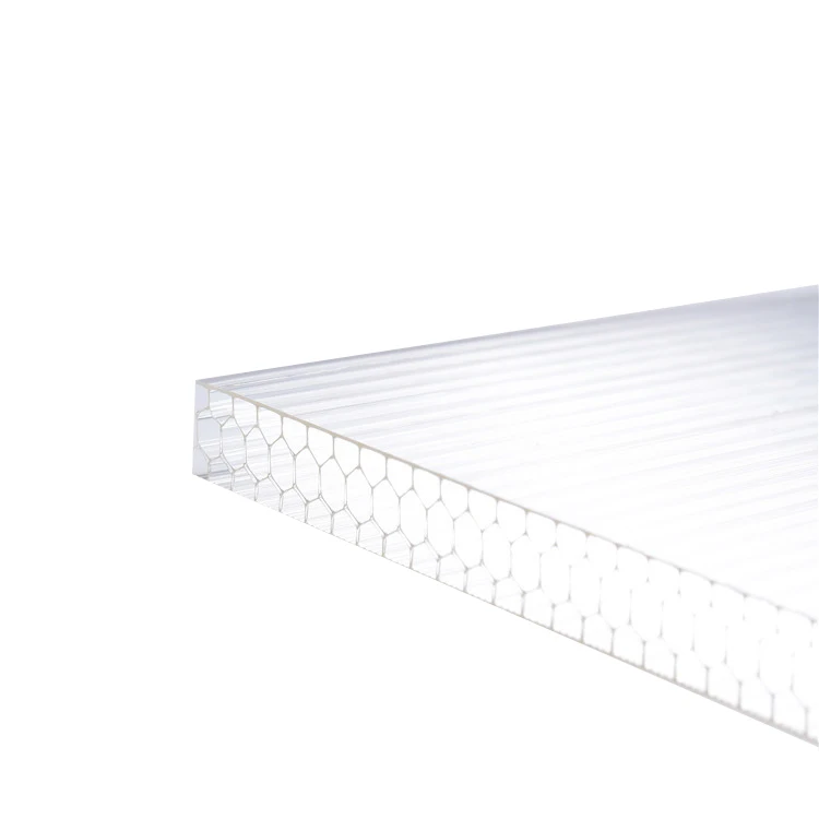 Uv Protected Fluorescent Fire Proof Anti-fog High Strength Polycarbonate Honeycomb Plastic Sheet