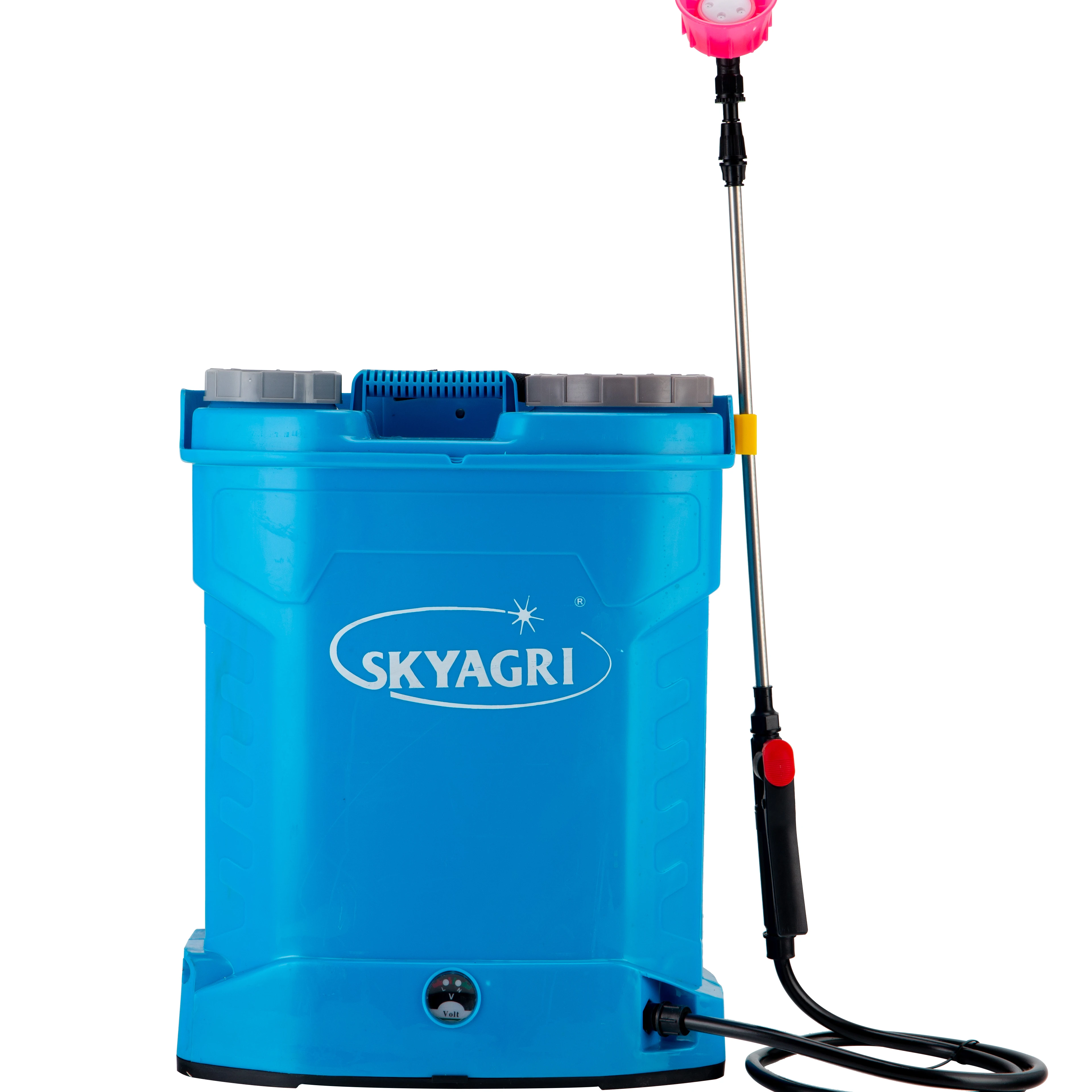 Skyagri battery and manual rechargeable agricultural sprayer 16L 20L 18L green yellow OEM KEY color box design