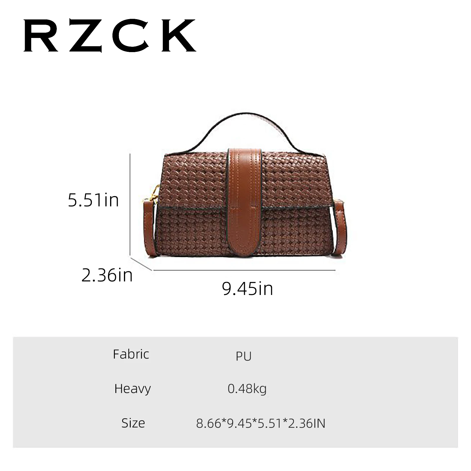RZCK Unique Woven PU Leather Sling Clutch Hand Bags Manufacturers China Guangdong High end Women Crossbody Red Casual Handbags