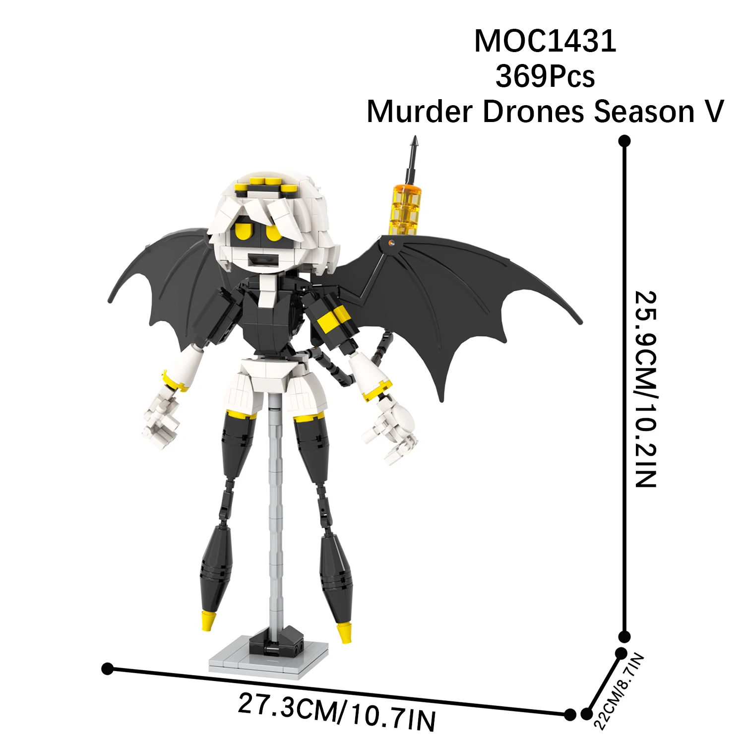 MOC1430-MOC1432  Murder Drones Season V Figures Bricks Child Gifts Mini DIY Building Block Sets Educational Anime Kids  Toys
