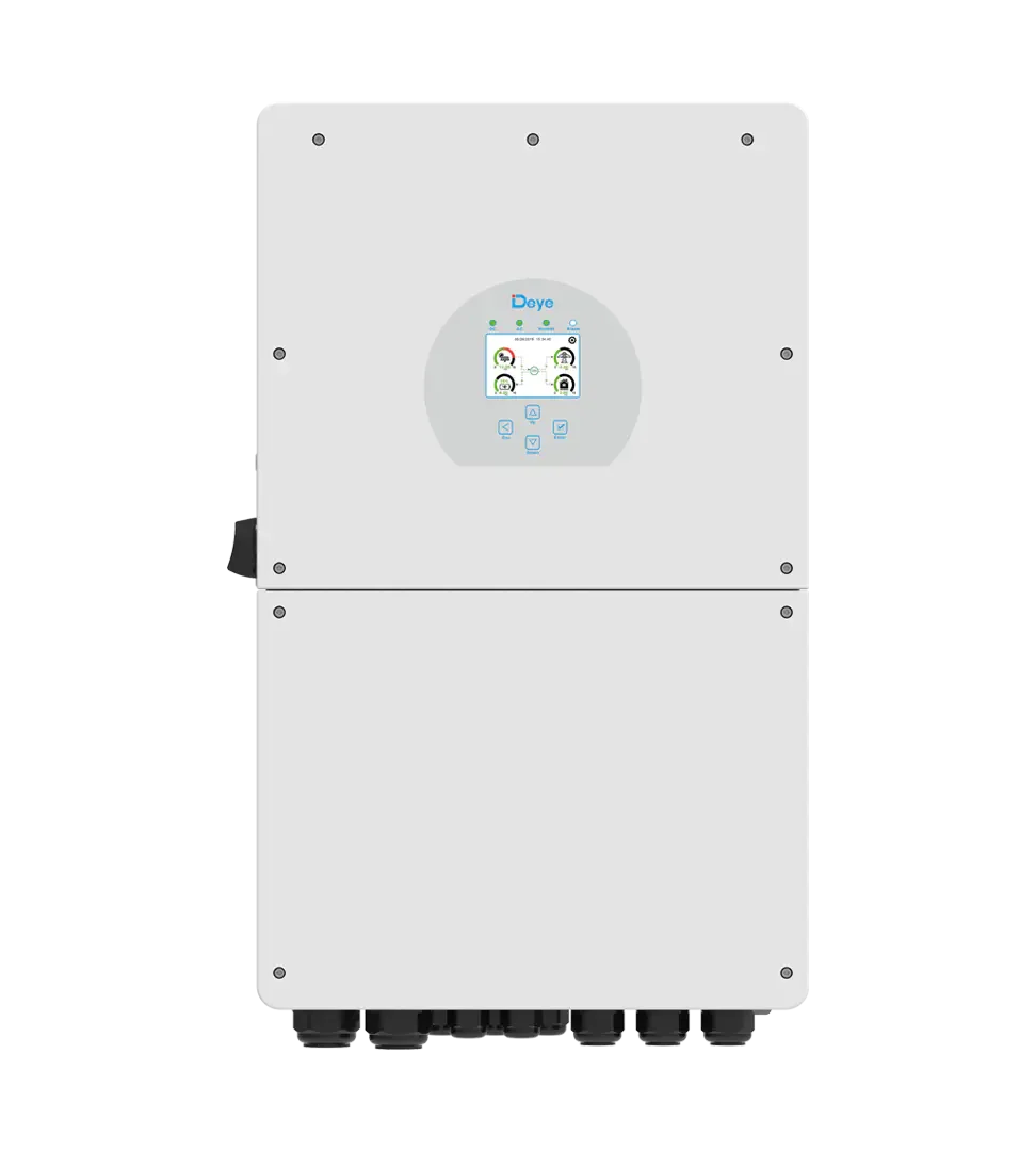 Deye 3 Phase Hybrid Solar Inverter 6kW 10kW 12kW 16kW 50kW On-grid Off-grid Inverters For Residential Use