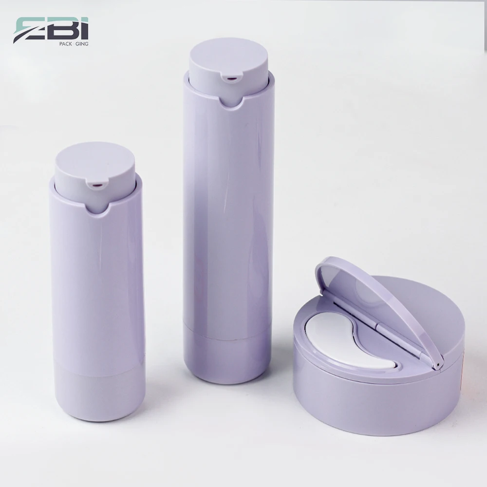 Luxury Empty Custom Skincare Packaging Bottle Set Face Mask Cream jar with spoon Airless Lotion pump bottle