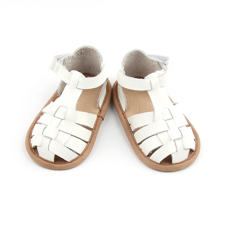 Shenzhen Wholesale Baby Summer Genuine Leather Infant Sandal Girls Shoes