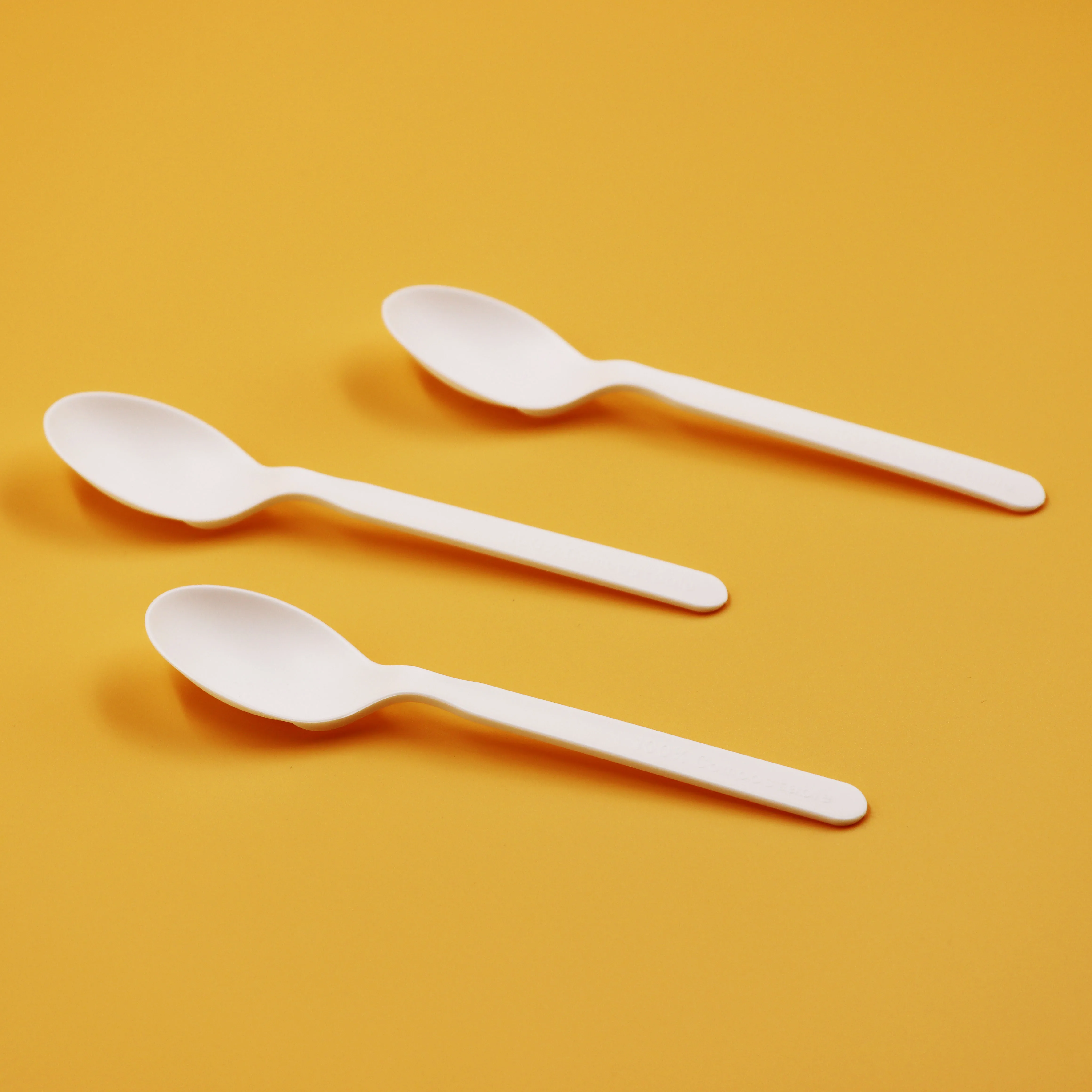 Экологически чистые одноразовые биоразлагаемые столовые приборы из полилактида на 100% биоразлагаемые ножи на биооснове ложки вилки столовые приборы