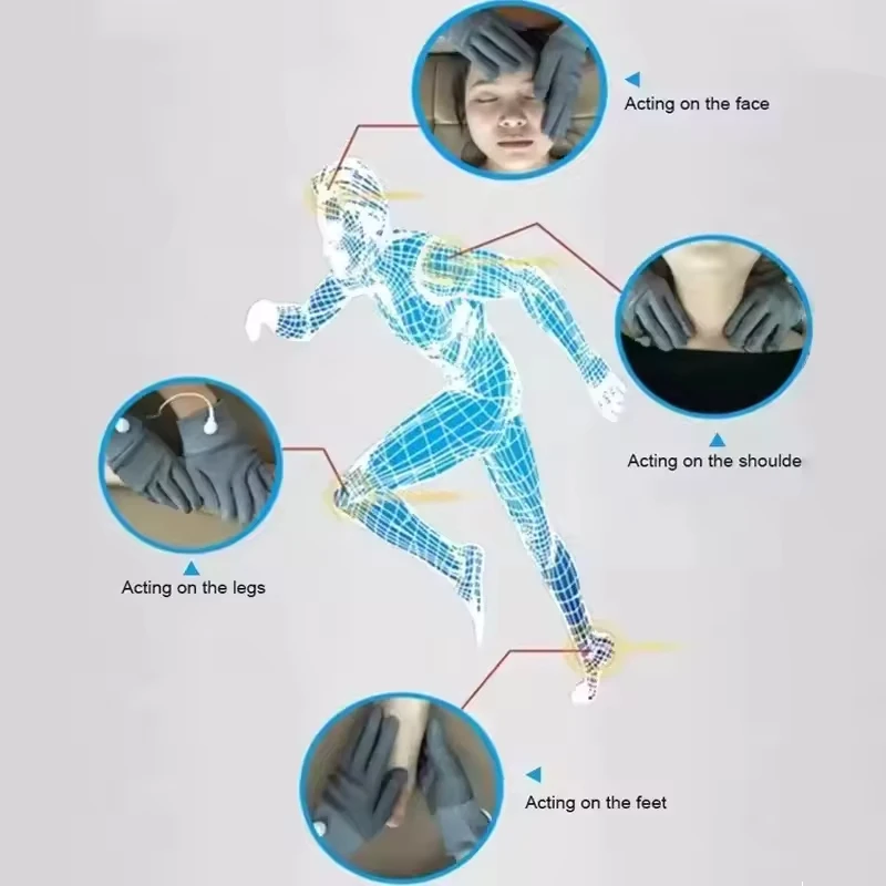 microcurrent facial toning device guantes masajeadores elettro stimolazione viso guanto massage skin care face lift machine