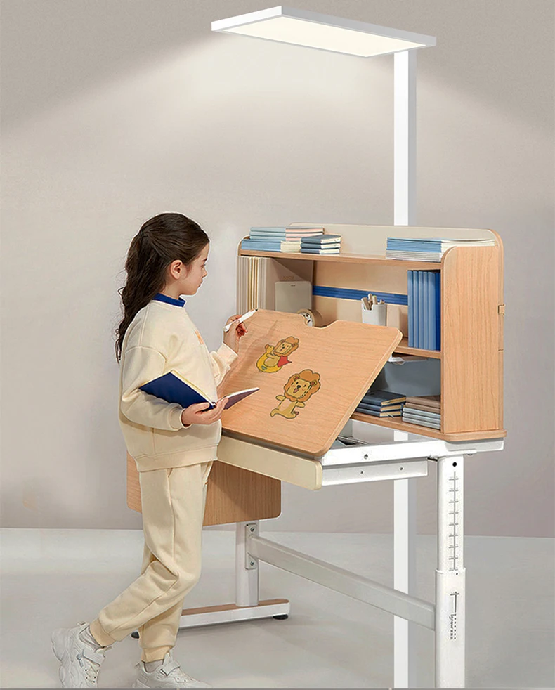 Full-spectrum table lamp anti-vertigo non-stroboscopic study special study painting office bedroom living room table lamp