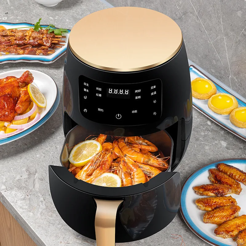 Zogifts Large Capacity 110V Electric Air Fryer Oven Household Intelligent Multi-Function French Fries Machine Wholesale Plastic
