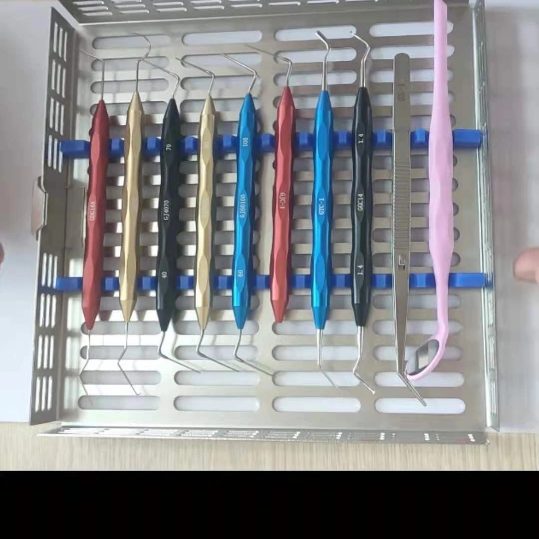 
Reusable micro Dental root canal treatment instruments set ,dental probe , dental curette 