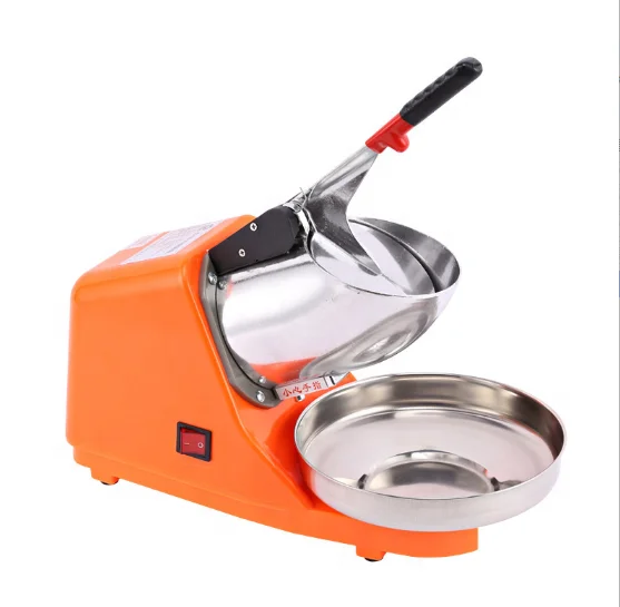 New Snowflake Ice Breaker Double Knife Ice Shaved Machine Small Commercial Ice Grinder