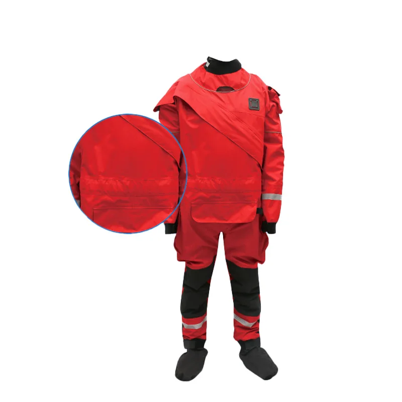 Manufacture good quality Neoprene Waterproof Dry Suit with Adjustable Buckle for Sea Rescue Surfing