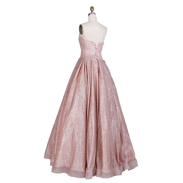 Популярные дизайнерские блестящие женские платья на шнуровке без бретелек для выпускного вечера
