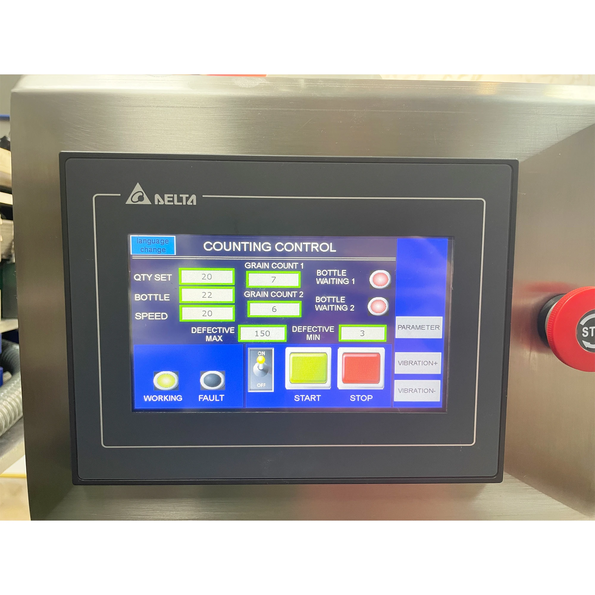 8 Lane Automatic Tablet Counter Capsule Counting Machine Counter Candy Bean Counting  Machine for Packing line