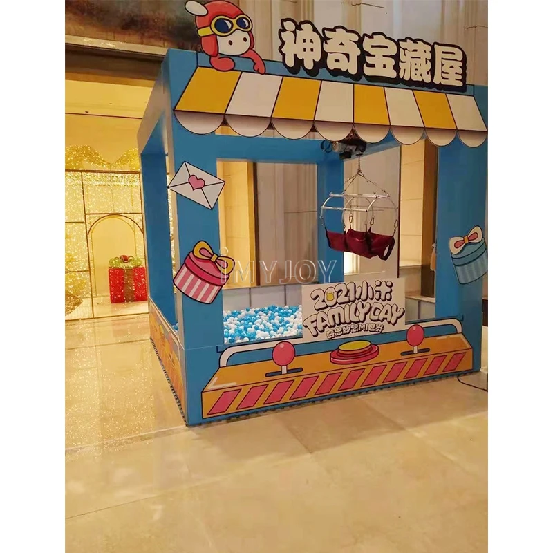 Earn money real person big claw machines plush crane toy vending arcade machine human claw game