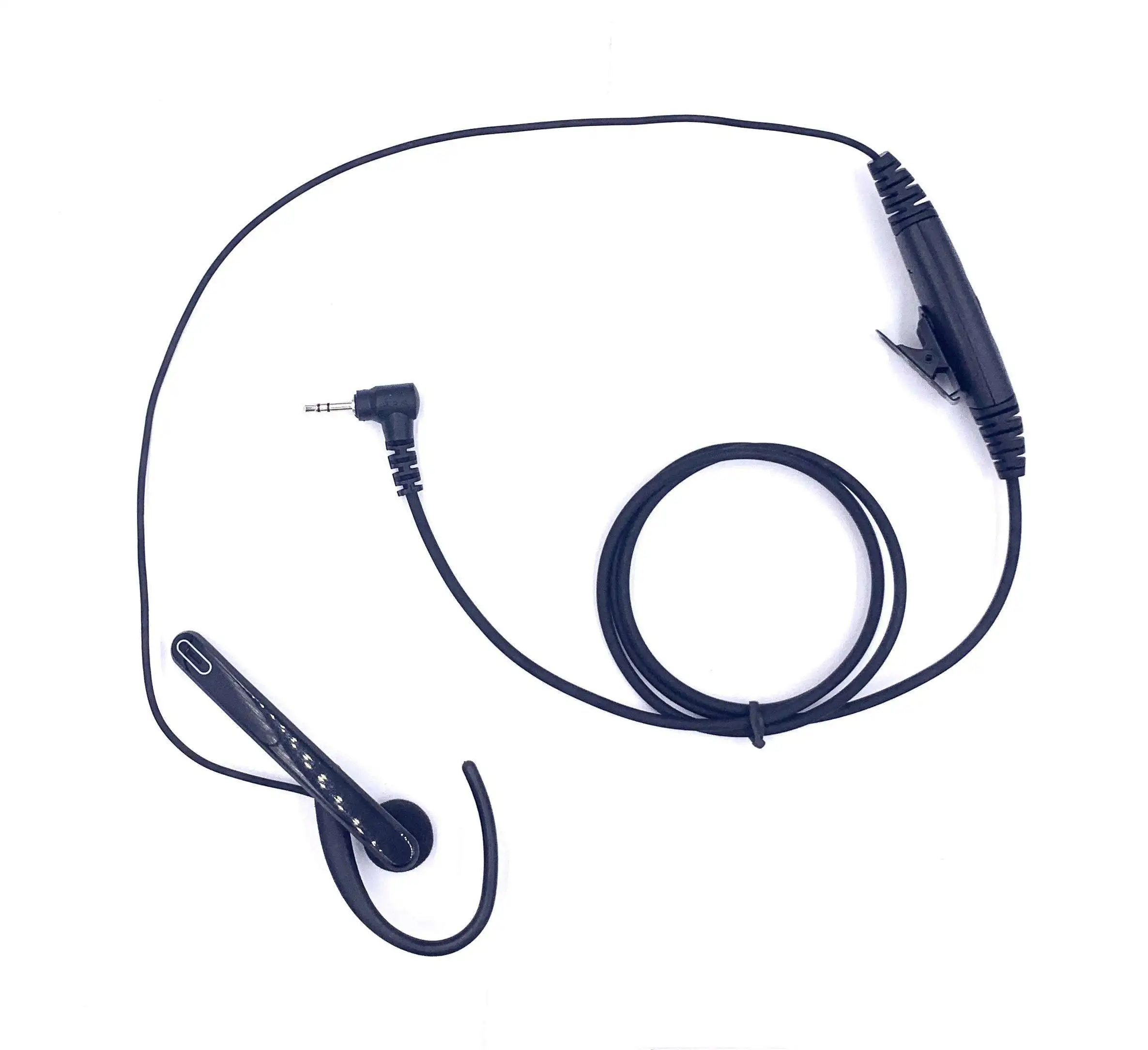 custom Hot sale intercom headset with microphone Two-way radio earpiece walkie talkie wholesale 3.5 MM wired plug-in headset