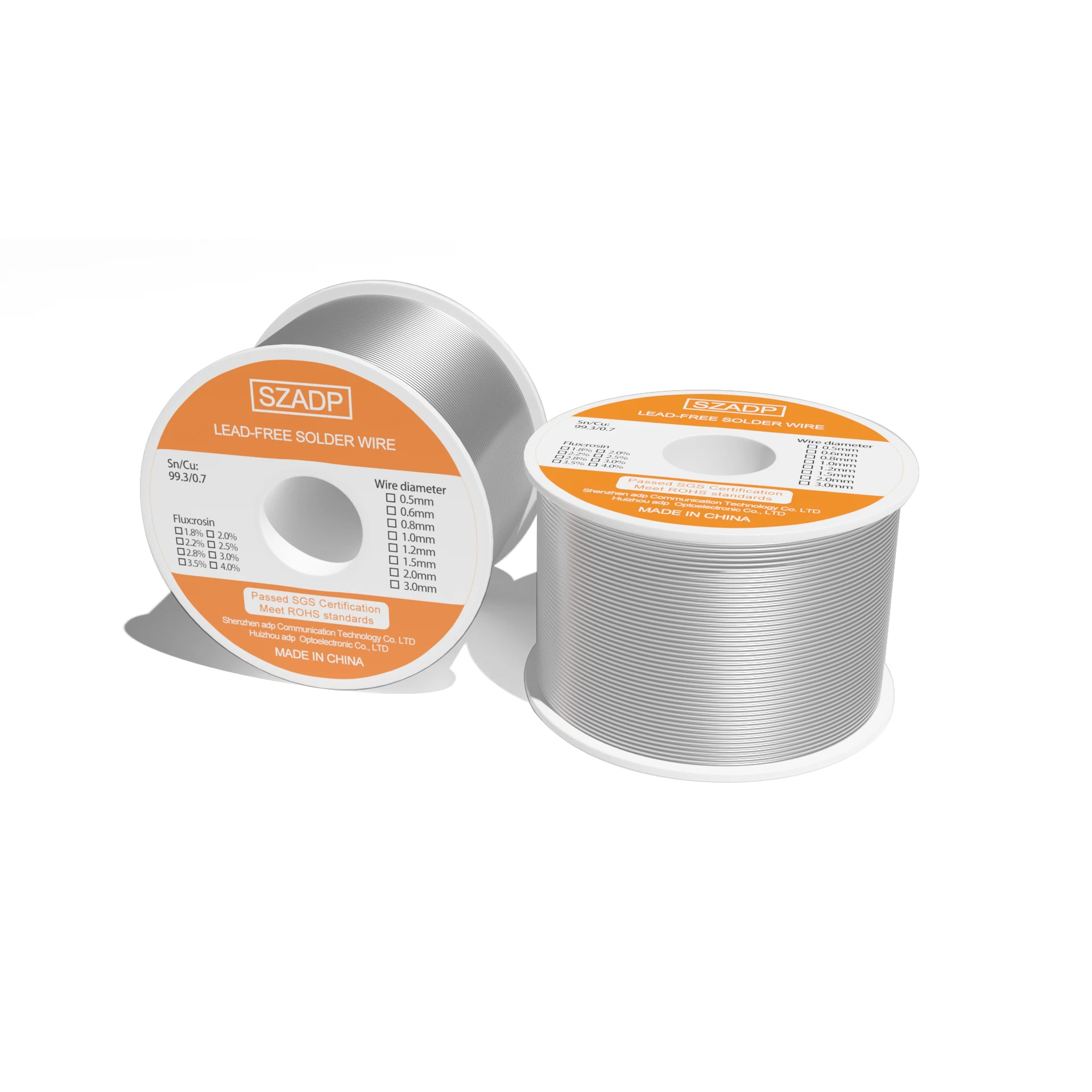 250g 60/40 0.8 mm Tin Lead Soldering Wire Reel Solder Rosin Core