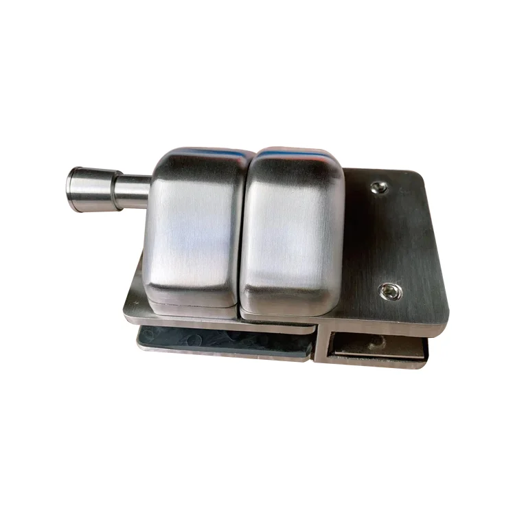 EKOO stainless steel 180 degree side pull glass to glass latch