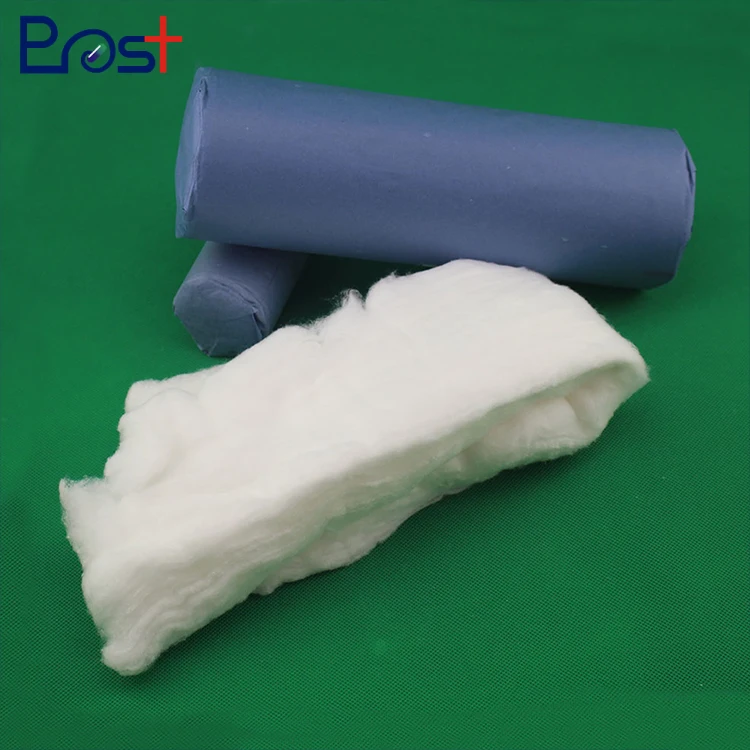 
China Manufacturing Medical Colored Sterile Surgical Swab Gauze Absorbent 