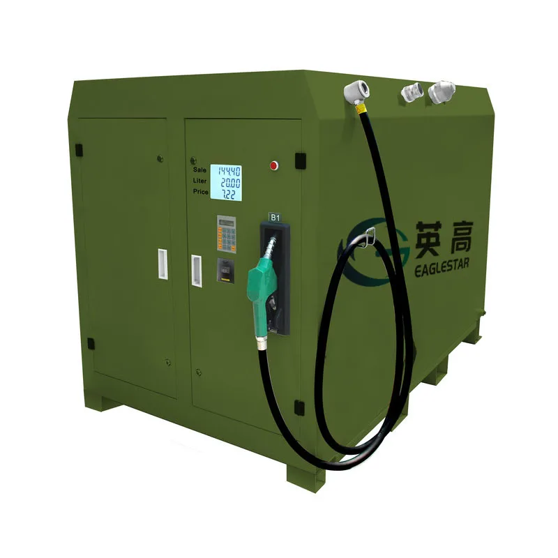 Gas Station Pump with Tank Fuel Filling Mobile Refueling Station Portable Diesel Tank with Pump Tanks Gas Stations