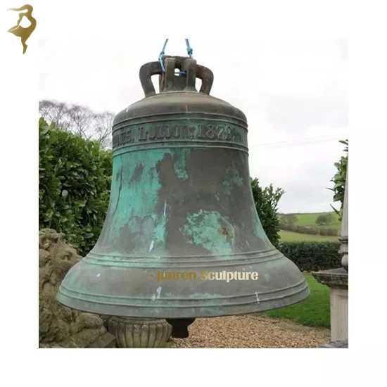 Metal hanging large outdoor antique bronze church bell for sale religious bronze bell for church temple