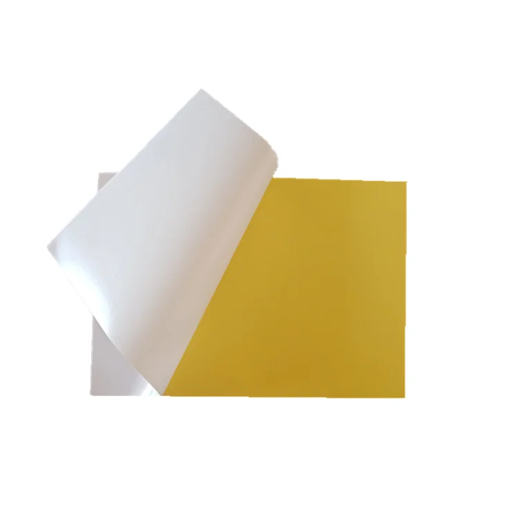 High-quality Smooth white mirror casting coating self-adhesive label sticker