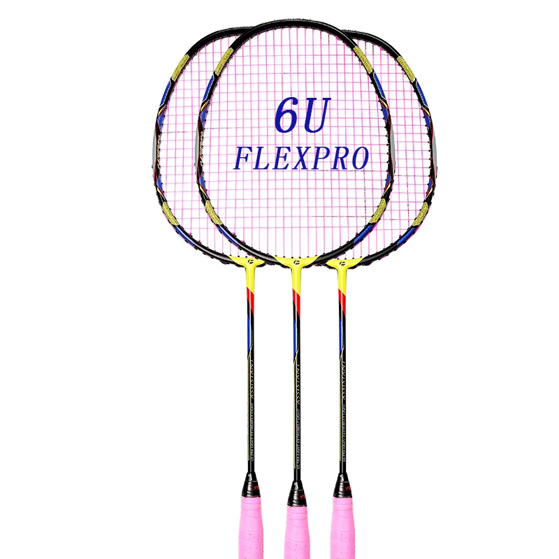FLEXPRO badminton racket SEER 6U light racket training badminton racket professional FOB DDP OEM