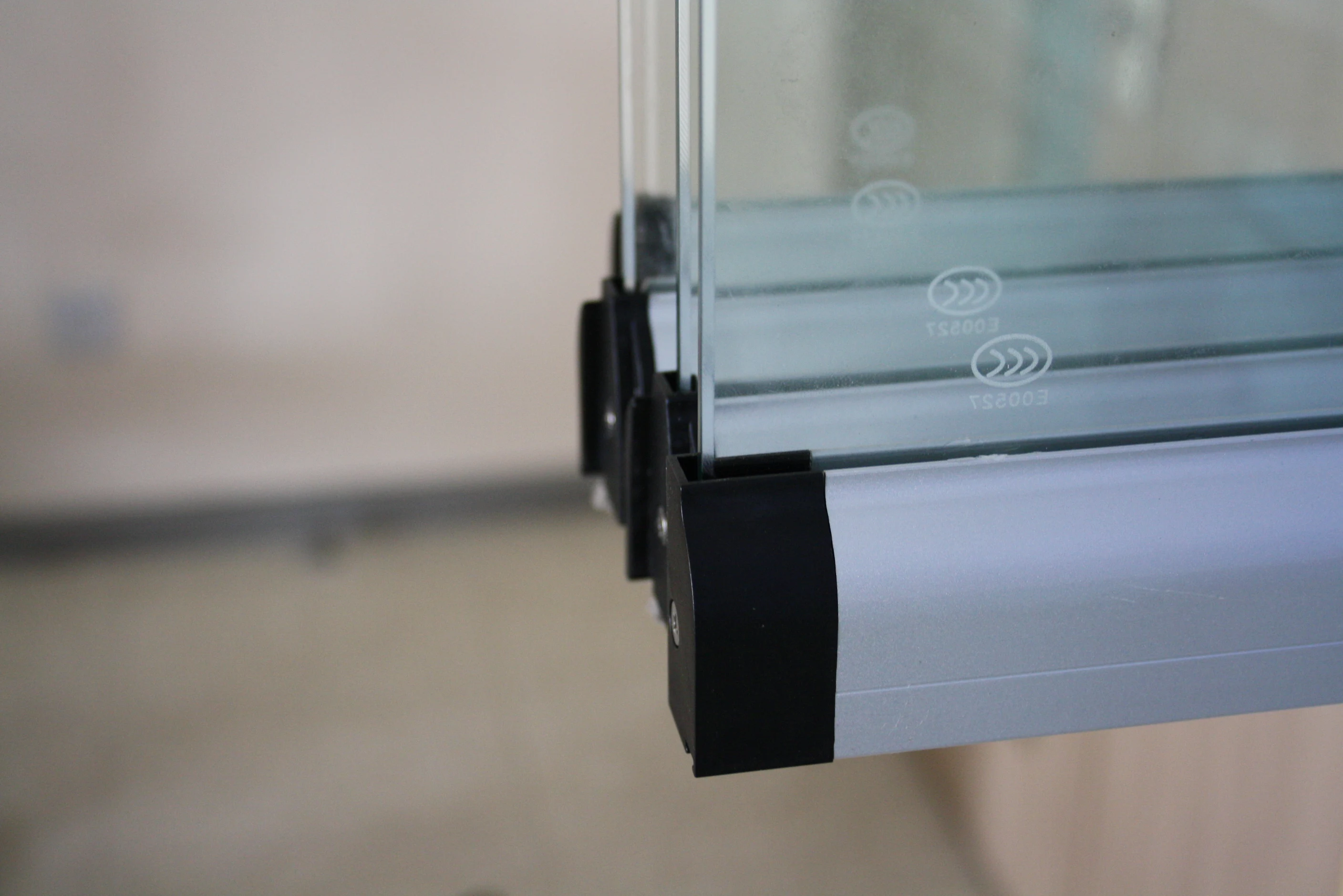 panoramic frameless sliding folding accordion stacking glass window as aluminum balcony window with super clear transparent view