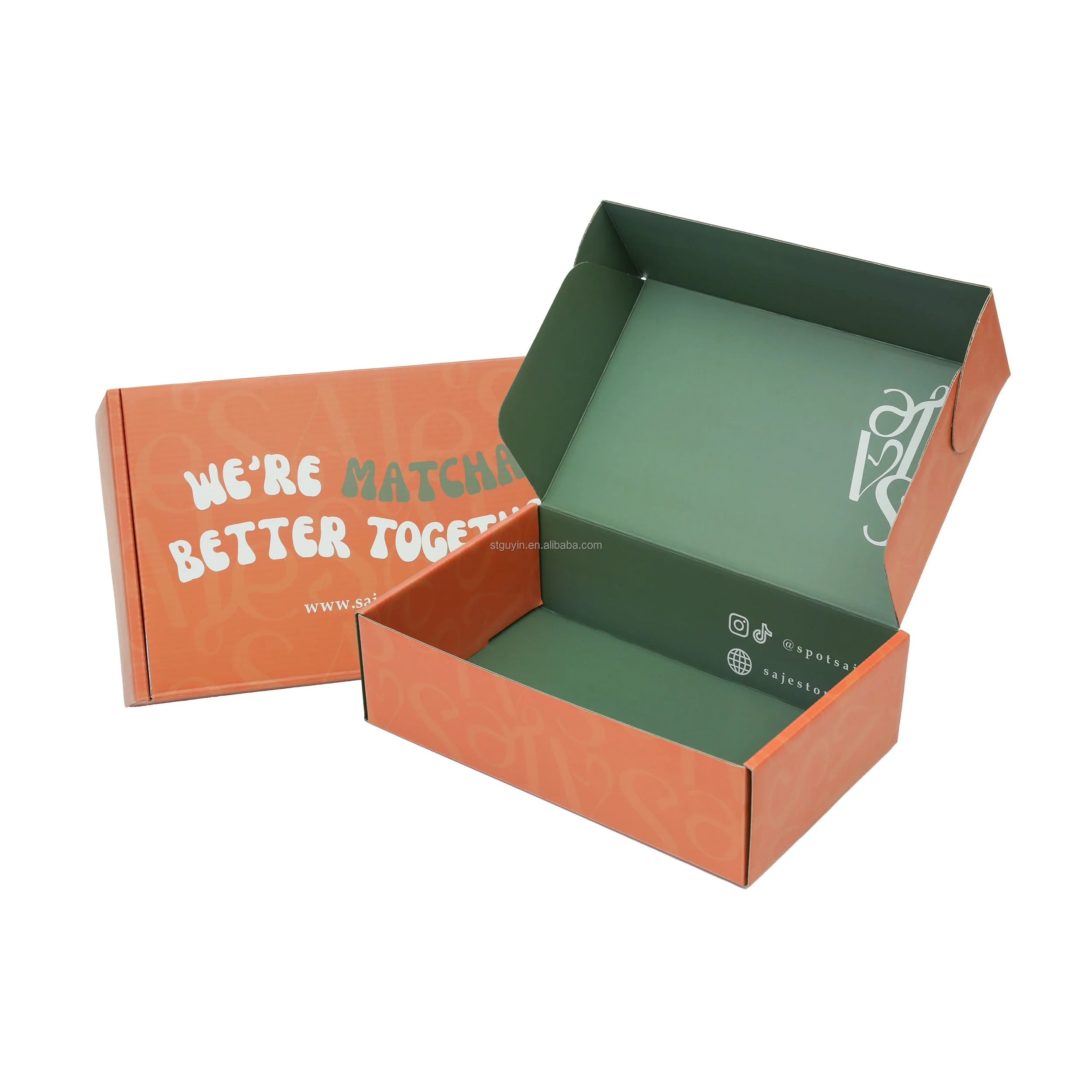 Customized Logo Folding Shipping Boxes Corrugated Carton Box For Hoodies Underwear Clothing Packaging Boxes