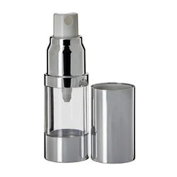 30ml 50ml 60ml 100ml AS aluminum plastic twist up airless foaming bottle pump