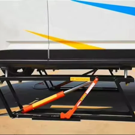 Eco-way outdoor 2200kg Vehicle Hydraulic Tilting Small Auto Lifts Portable 2.5T MINI Scissor Car Lifter Mobile Quick Jack Lift