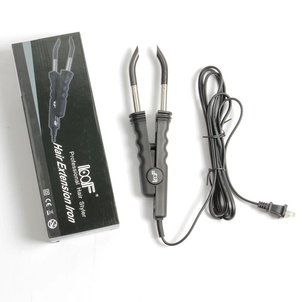 Flat Shape Hair Extension Connector Iron Wand Heat Tools For Keratin Bonded Hair Extensions