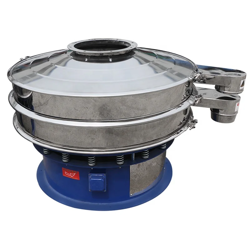 moveable stainless steel food grade rotary vibration sifter machine