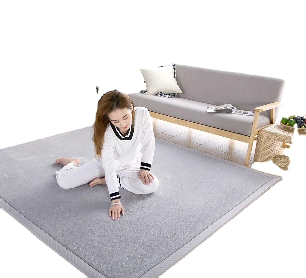 SAIEN Custom Foldable Portable Soft Thick Baby Games Gym Folding Foam Carpet Baby Crawling Play Mat For Child