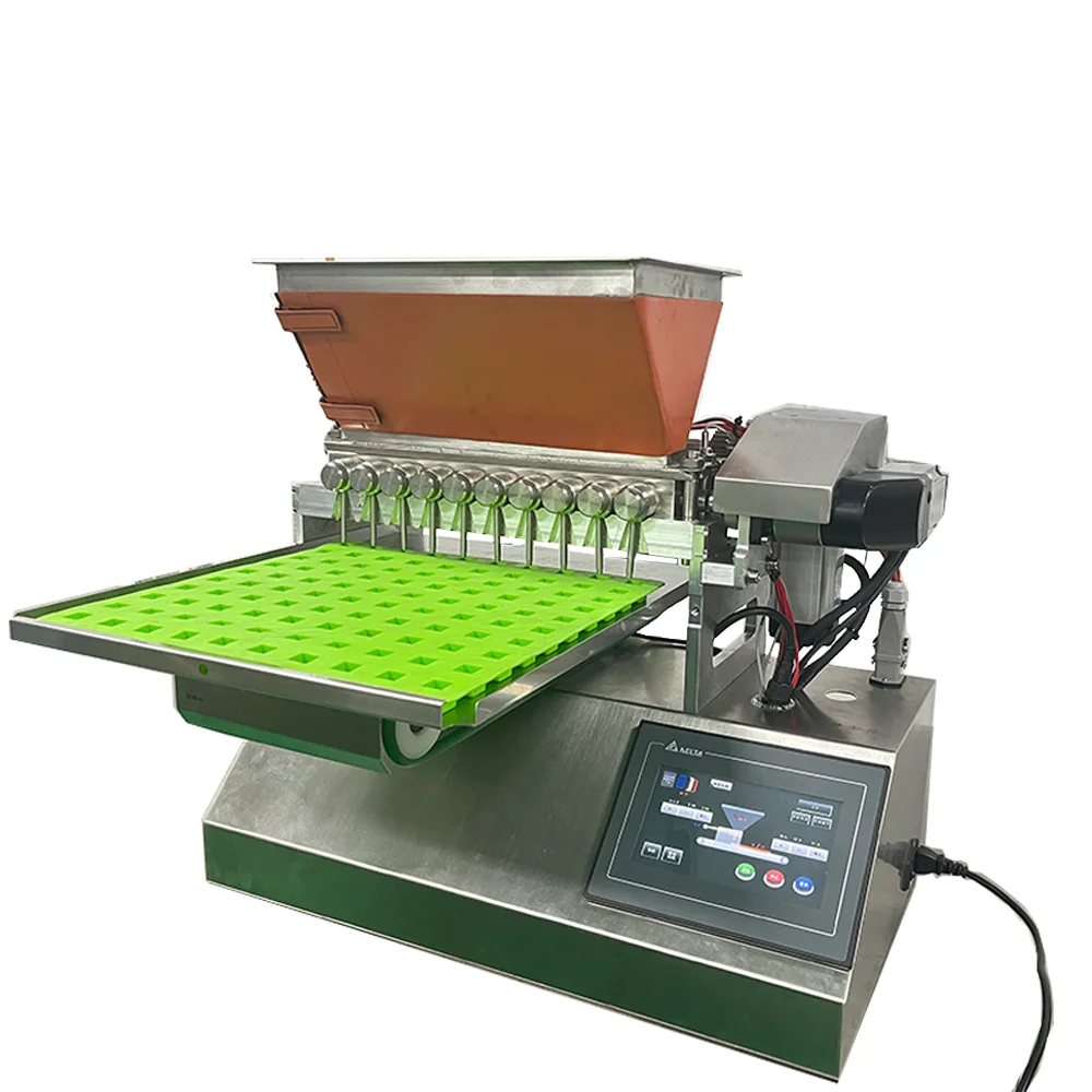 LST table top touch screen chocolate candy depositor gummy bear making machine