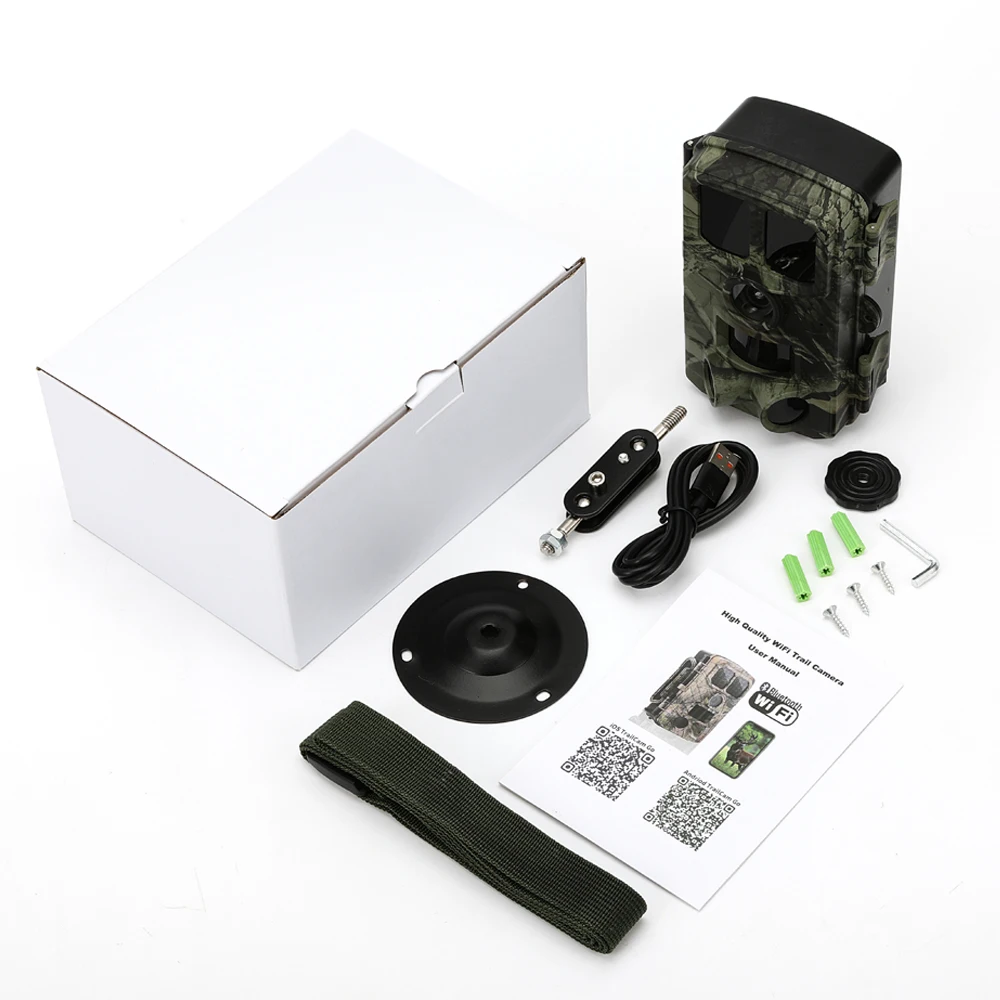 BSTCAM 4K 48M  base version  Video Resolution  120 degrees wide Angle  Live View Outdoor Wildlife  Motion Detection Trail Camera