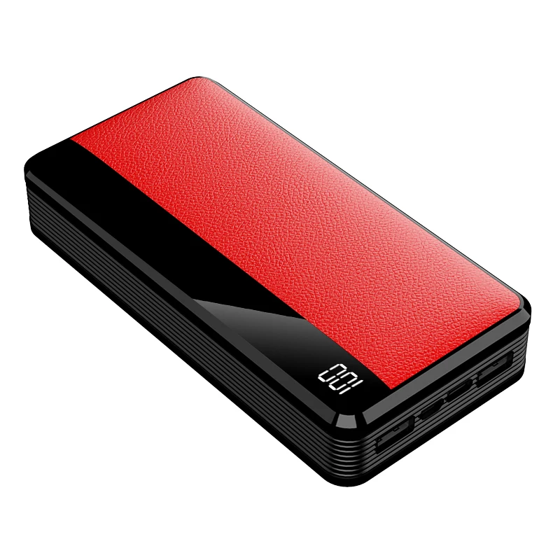 Large-capacity 2A power bank display portable power bank fast charge 20,000 mAh