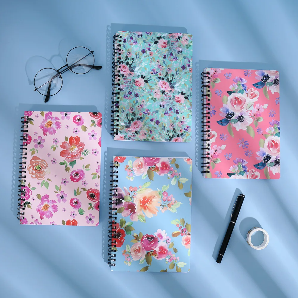 Customised Spiral A5 Promotional 5 Subject Diary Weekly Planner A4 Notebook With Logo