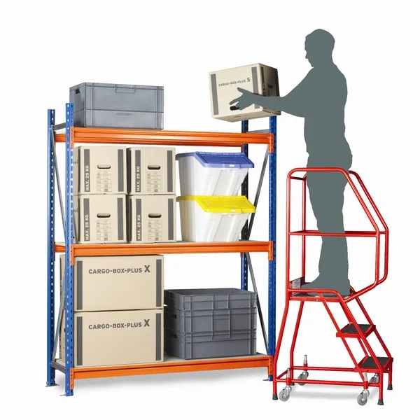 
High Quality Long Span Shelving Medium duty bin Rack 