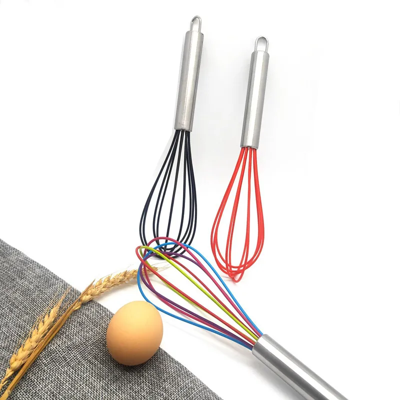 Silicone Manual Whisk Flour Mixing Milk Baking