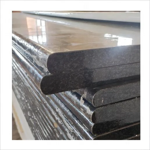 Latest Wooden countertop surfaces High Grade HPL Table Top Countertop Modern round Design for Kitchen HPL laminate countertop