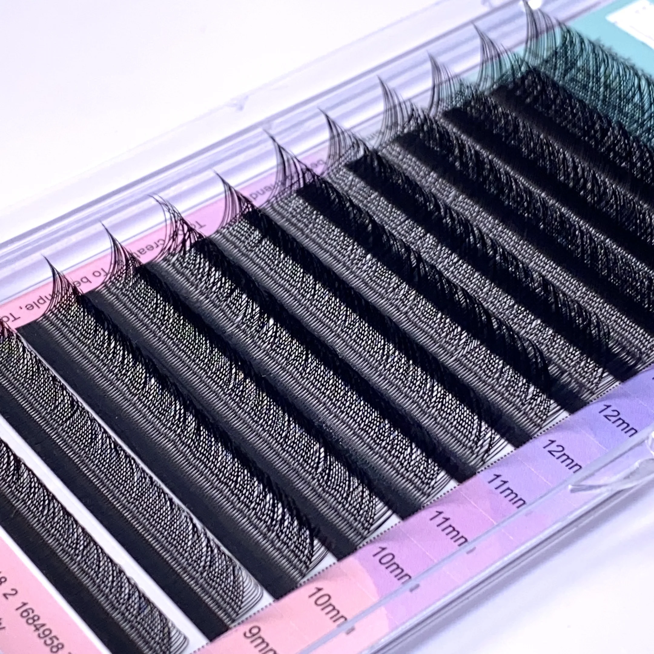 YY Lash Y Shape Eyelash Extension Supplies Bundle Easy Fan Lashes Cluster 0.07 B C D Mix Mesh Natural