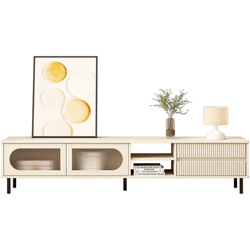 Modern living room fashionable decoration Nordic light luxury style design TV cabinet