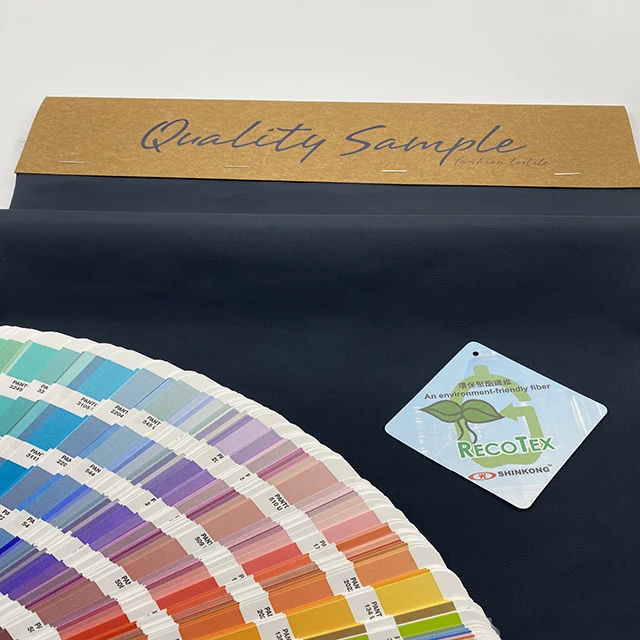 
100% Recycled Polyester Fabric 190T Taffeta Used For Linng 