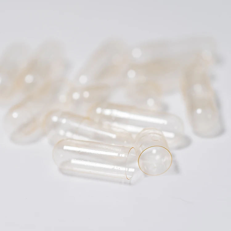 Wecaps empty separated clear gelatin capsules 00 size empty capsules for powder Empty Capsules Gelatin