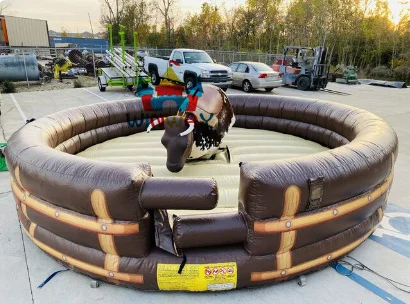 Customs Interactive Games Party Events Kids Adult Rodeo Ride Machine Rent Riding Rental Inflatable Mechanical Bull for Sale